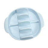 Maxbell Silicone Taco Holder Kitchen Gadgets Non Plate Microwave Use with Slots blue