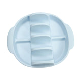 Maxbell Silicone Taco Holder Kitchen Gadgets Non Plate Microwave Use with Slots blue