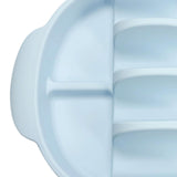 Maxbell Silicone Taco Holder Kitchen Gadgets Non Plate Microwave Use with Slots blue