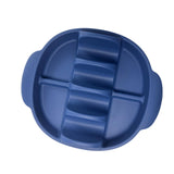 Maxbell Silicone Taco Holder Kitchen Gadgets Non Plate Microwave Use with Slots dark blue