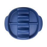 Maxbell Silicone Taco Holder Kitchen Gadgets Non Plate Microwave Use with Slots dark blue