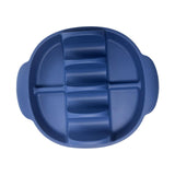 Maxbell Silicone Taco Holder Kitchen Gadgets Non Plate Microwave Use with Slots dark blue
