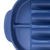 Maxbell Silicone Taco Holder Kitchen Gadgets Non Plate Microwave Use with Slots dark blue