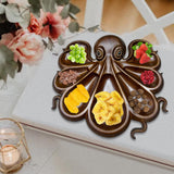 Maxbell Octopus Charcuterie Platter Plate for Dining Room Fruits Display Living Room B
