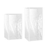 Maxbell Baker Rack Cover Multifunctional Clear Waterproof for Home Restaurant Bakery 70x58x153cm