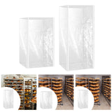 Maxbell Baker Rack Cover Multifunctional Clear Waterproof for Home Restaurant Bakery 70x58x153cm