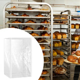 Maxbell Baker Rack Cover Multifunctional Clear Waterproof for Home Restaurant Bakery 70x58x83cm