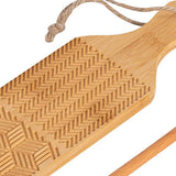 Maxbell Wood Gnocchi Board with Roller for Baking Lovers Making Pasta Kneading Dough