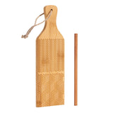 Maxbell Wood Gnocchi Board with Roller for Baking Lovers Making Pasta Kneading Dough
