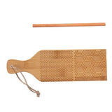 Maxbell Wood Gnocchi Board with Roller for Baking Lovers Making Pasta Kneading Dough