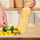 Maxbell Wood Gnocchi Board with Roller for Baking Lovers Making Pasta Kneading Dough
