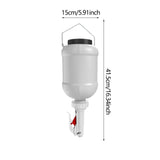 Maxbell Squeeze Bottle 3L Large Sauce Dispenser for Mustard Ketchup Seasoning Sauces white