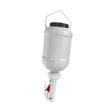 Maxbell Squeeze Bottle 3L Large Sauce Dispenser for Mustard Ketchup Seasoning Sauces white