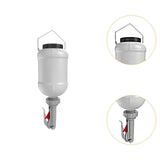 Maxbell Squeeze Bottle 3L Large Sauce Dispenser for Mustard Ketchup Seasoning Sauces grey