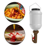 Maxbell Squeeze Bottle 3L Large Sauce Dispenser for Mustard Ketchup Seasoning Sauces brown