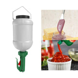 Maxbell Squeeze Bottle 3L Large Sauce Dispenser for Mustard Ketchup Seasoning Sauces green