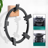 Maxbell Cast Iron Wok Support Ring Pot Bracket for Cookware Supplies Camping Cooking