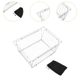 Maxbell Camping Table Basket Accessories Organizing for Cooking Barbecue Backpacking 201 silver