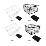 Maxbell Camping Table Basket Accessories Organizing for Cooking Barbecue Backpacking 201 silver