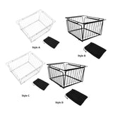 Maxbell Camping Table Basket Accessories Organizing for Cooking Barbecue Backpacking 201 silver