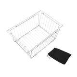 Maxbell Camping Table Basket Accessories Organizing for Cooking Barbecue Backpacking 201 silver