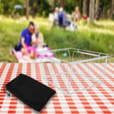 Maxbell Camping Table Basket Accessories Organizing for Cooking Barbecue Backpacking 201 silver