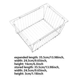 Maxbell Camping Table Basket Accessories Organizing for Cooking Barbecue Backpacking 304 silver