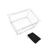 Maxbell Camping Table Basket Accessories Organizing for Cooking Barbecue Backpacking 304 silver