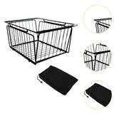 Maxbell Camping Table Basket Accessories Organizing for Cooking Barbecue Backpacking 304 black
