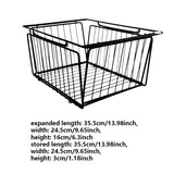 Maxbell Camping Table Basket Accessories Organizing for Cooking Barbecue Backpacking 304 black