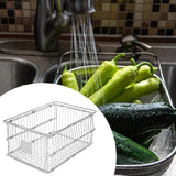 Maxbell Foldable Storage Basket Versatile Sturdy Practical Camping Table Accessories