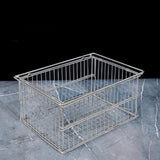 Maxbell Foldable Storage Basket Versatile Sturdy Practical Camping Table Accessories