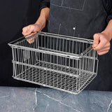 Maxbell Foldable Storage Basket Versatile Sturdy Practical Camping Table Accessories