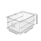 Maxbell Foldable Storage Basket Versatile Sturdy Practical Camping Table Accessories