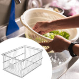 Maxbell Foldable Storage Basket Versatile Sturdy Practical Camping Table Accessories