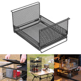 Maxbell Wire Storage Basket Stackable Metal Storage Bin for Closets Kitchen Bathroom black