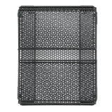 Maxbell Wire Storage Basket Stackable Metal Storage Bin for Closets Kitchen Bathroom black