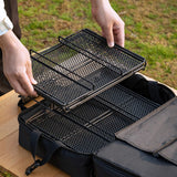 Maxbell Wire Storage Basket Stackable Metal Storage Bin for Closets Kitchen Bathroom black