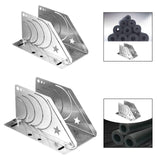 Maxbell 45° Rubber Pipe Cutter Precision Convenient Foam Pipe Cutter Cutting Fixture 20to50mm 7x14x6.5cm