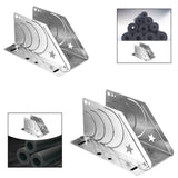 Maxbell 45° Rubber Pipe Cutter Precision Convenient Foam Pipe Cutter Cutting Fixture 20to50mm 7x14x6.5cm