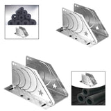 Maxbell 45° Rubber Pipe Cutter Precision Convenient Foam Pipe Cutter Cutting Fixture 20to50mm 7x14x6.5cm