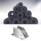 Maxbell 45° Rubber Pipe Cutter Precision Convenient Foam Pipe Cutter Cutting Fixture 60to90mm 12x21x10cm