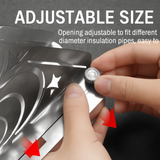 Maxbell 45° Rubber Pipe Cutter Precision Convenient Foam Pipe Cutter Cutting Fixture 60to90mm 12x21x10cm