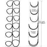 Maxbell Wall Mounted Towel Rack Rolled Towel Holder for Hand Towels Washcloths Salon