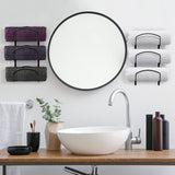 Maxbell Wall Mounted Towel Rack Rolled Towel Holder for Hand Towels Washcloths Salon