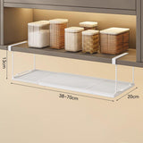 Maxbell Under Shelf Storage Basket Organizer Retractable for Pantry Office Bookshelf White