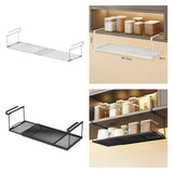 Maxbell Under Shelf Storage Basket Organizer Retractable for Pantry Office Bookshelf White