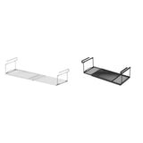 Maxbell Under Shelf Storage Basket Organizer Retractable for Pantry Office Bookshelf White