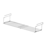 Maxbell Under Shelf Storage Basket Organizer Retractable for Pantry Office Bookshelf White