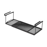 Maxbell Under Shelf Storage Basket Organizer Retractable for Pantry Office Bookshelf Black